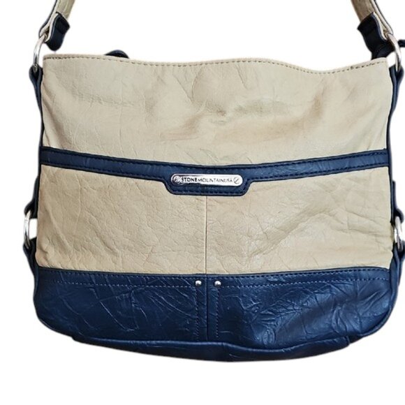 Stone Mountain real leather multi compartment shoulder bag - Picture 16 of 16